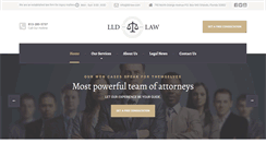 Desktop Screenshot of lld-law.com